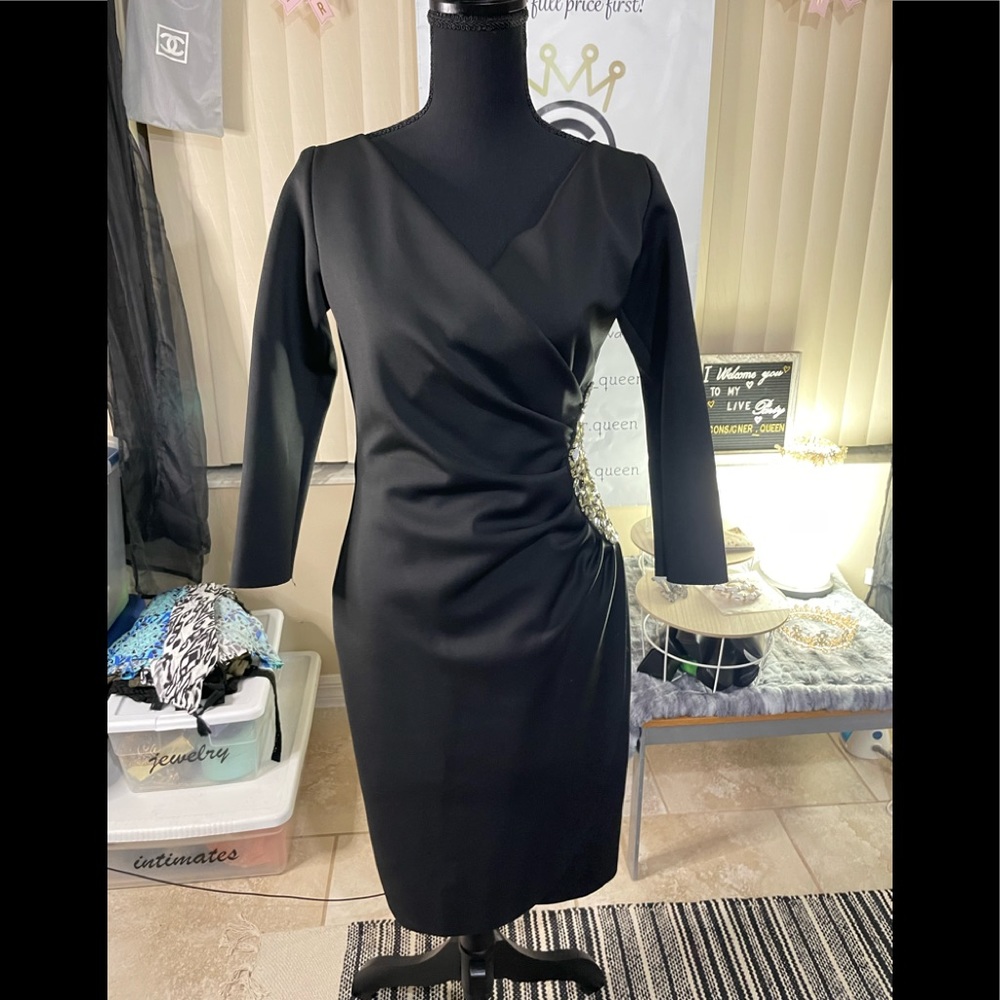 NWOT Alex Evenings cocktail dress with embellishments size 8